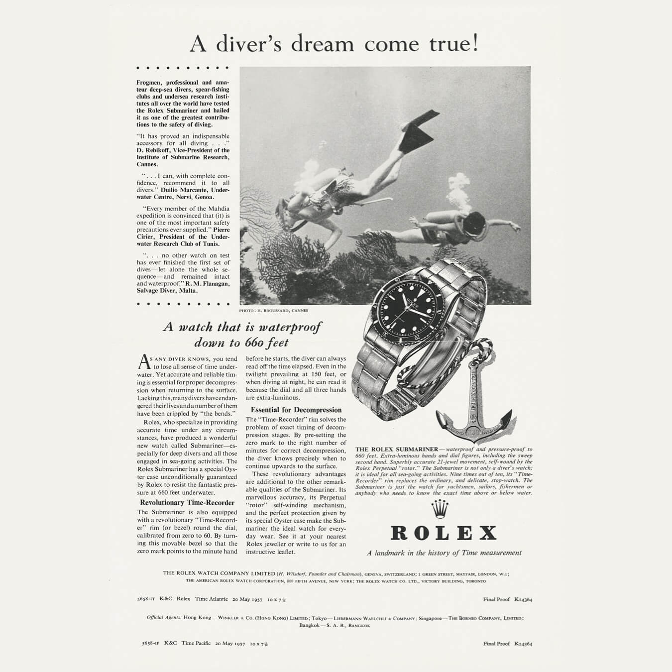 The reference among divers’ watches