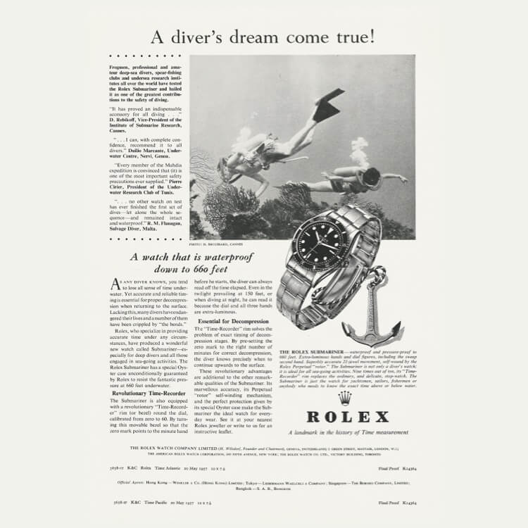 The reference among divers’ watches