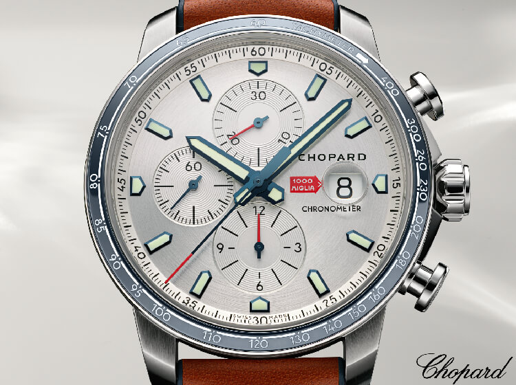 Mille Miglia 2022車賽限量版腕錶 限量發行1000枚精鋼款 和250枚精鋼及符合倫理道德標準的18K玫瑰金款  專為賽車愛好者設計的精準計時腕錶