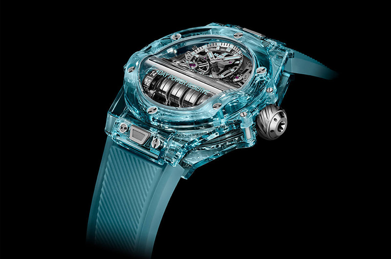 HUBLOT宇舶表重磅發佈BIG BANG MP-11 14天動力儲存水藍色藍寶石腕表