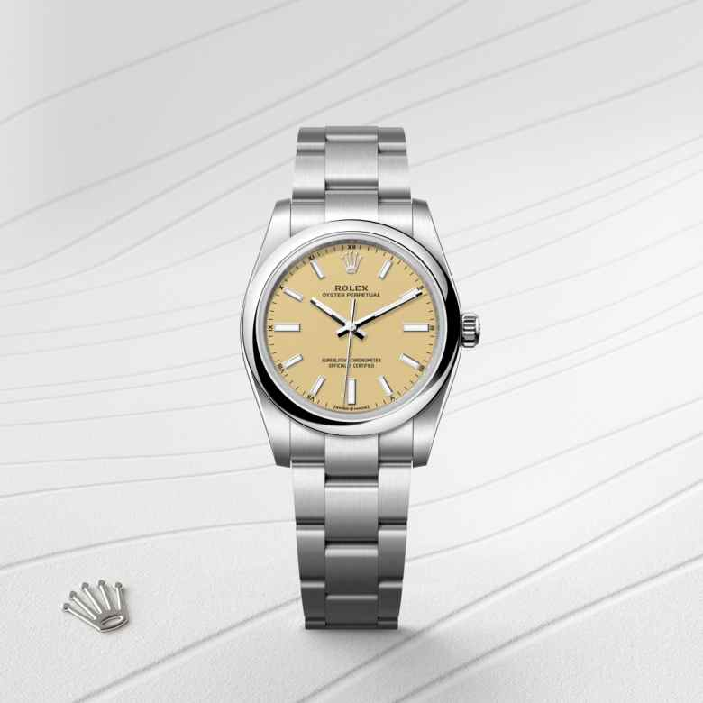 Rolex Oyster Perpetual腕錶蠔式鋼款，M124200-0007 - 歐洲坊