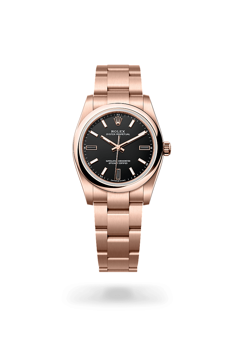 Rolex Oyster Perpetual腕錶18K永恒玫瑰金款，M124205-0001 - 歐洲坊