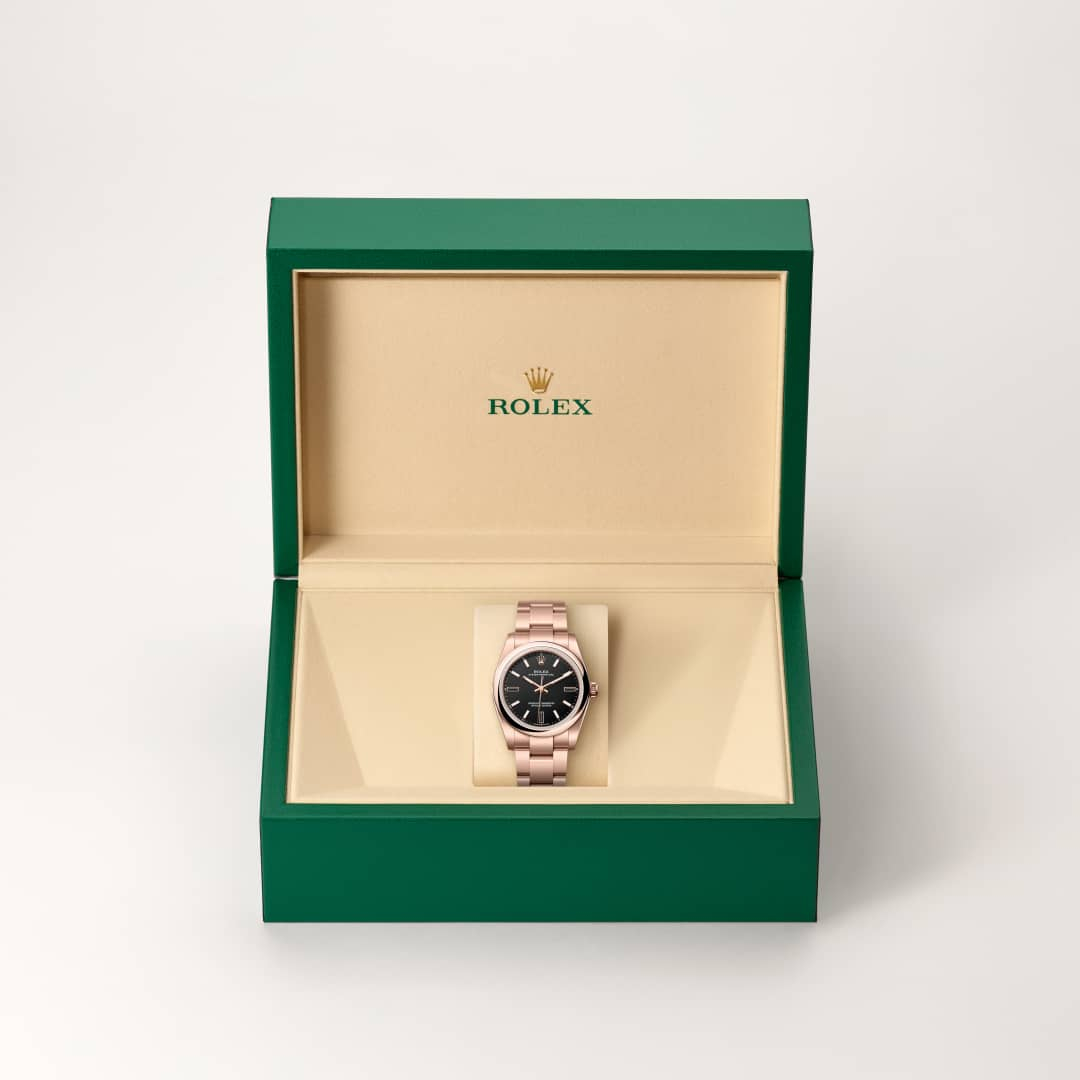 Rolex Oyster Perpetual腕錶18K永恒玫瑰金款，M124205-0001 - 歐洲坊