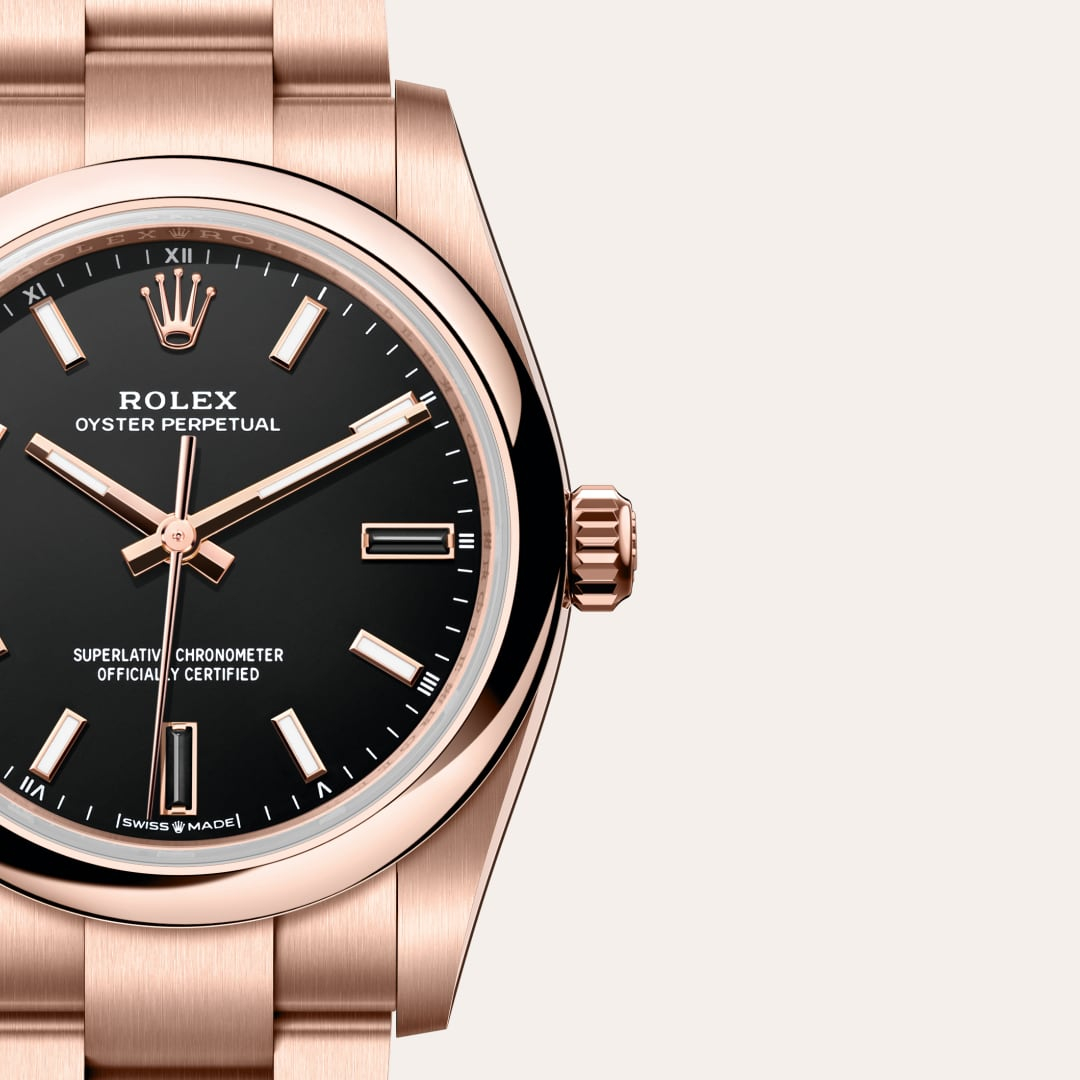 Rolex Oyster Perpetual腕錶18K永恒玫瑰金款，M124205-0001 - 歐洲坊