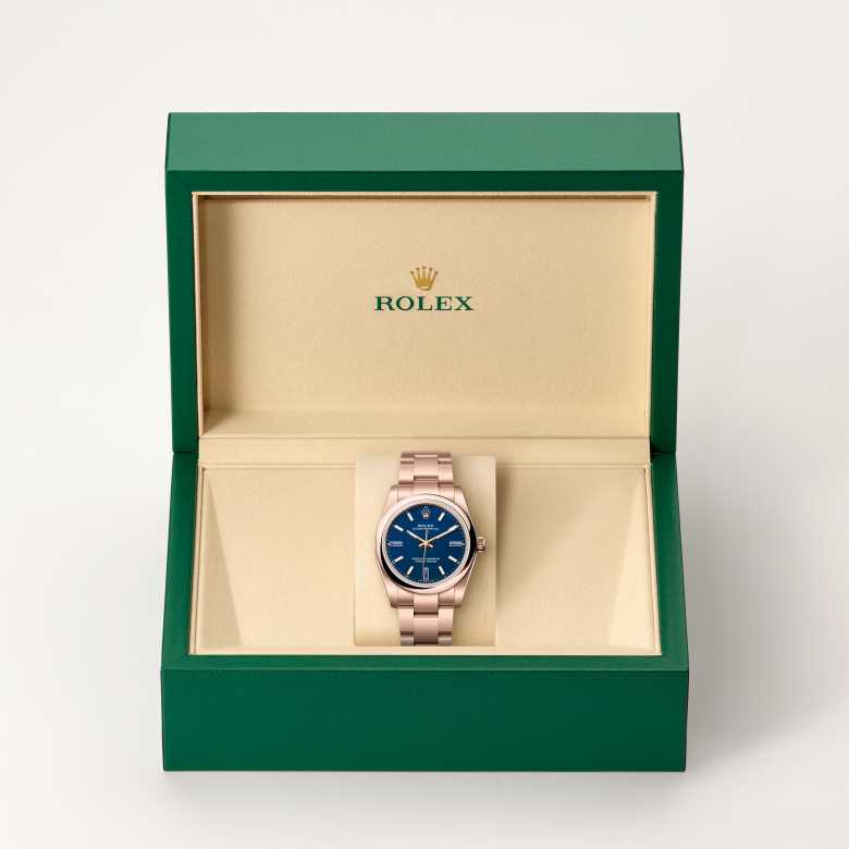 Rolex Oyster Perpetual腕錶18K永恒玫瑰金款，M124205-0002 - 歐洲坊