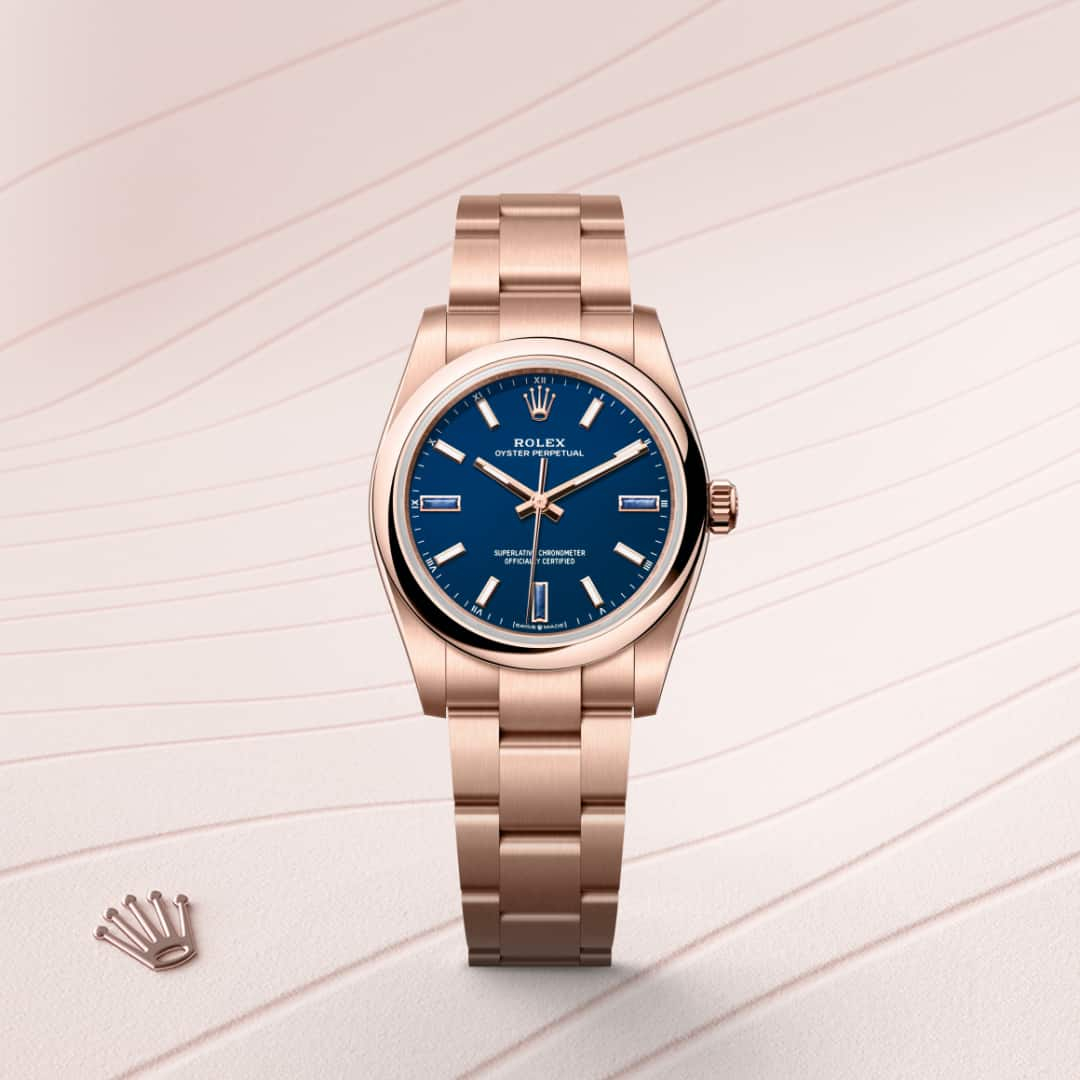 Rolex Oyster Perpetual腕錶18K永恒玫瑰金款，M124205-0002 - 歐洲坊