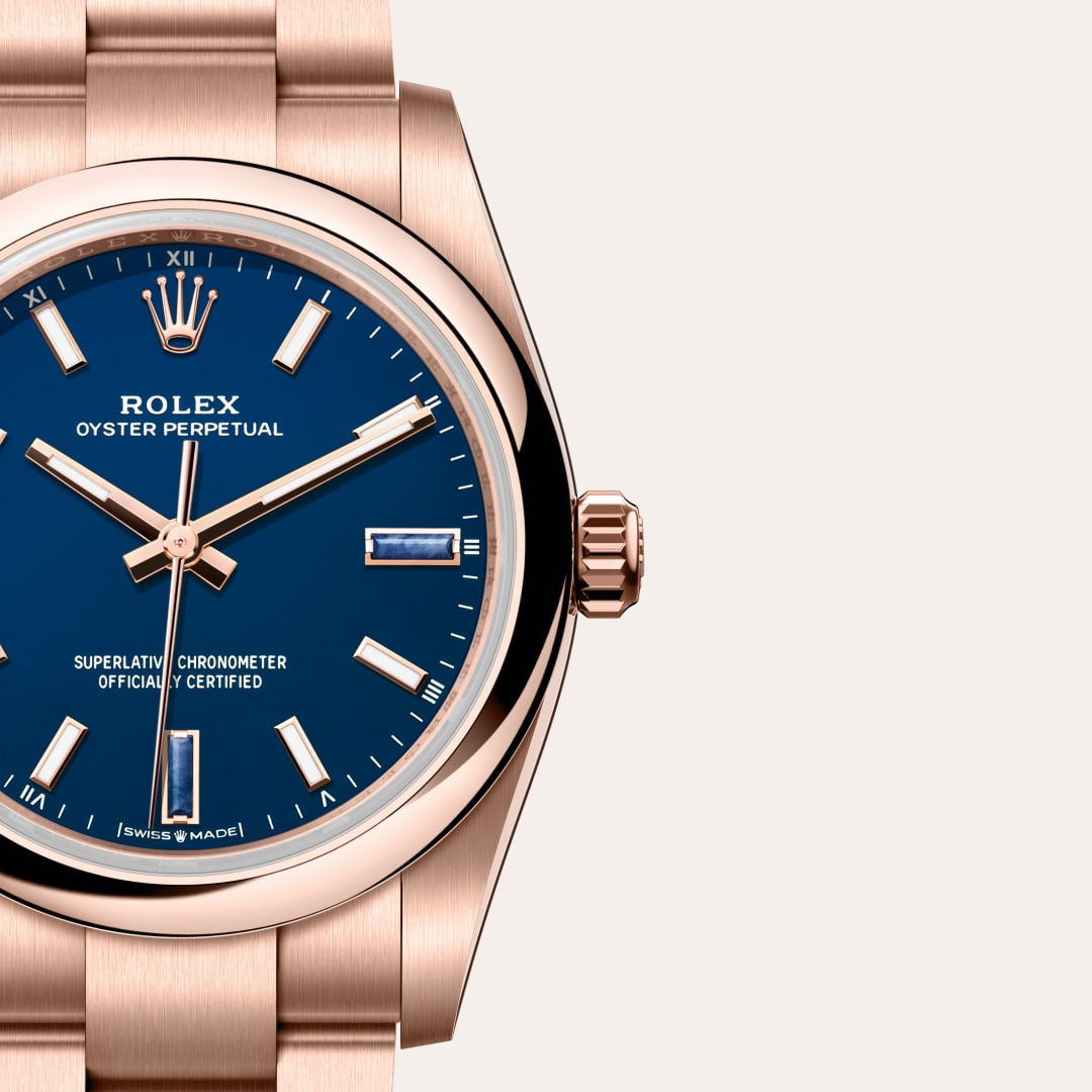 Rolex Oyster Perpetual腕錶18K永恒玫瑰金款，M124205-0002 - 歐洲坊