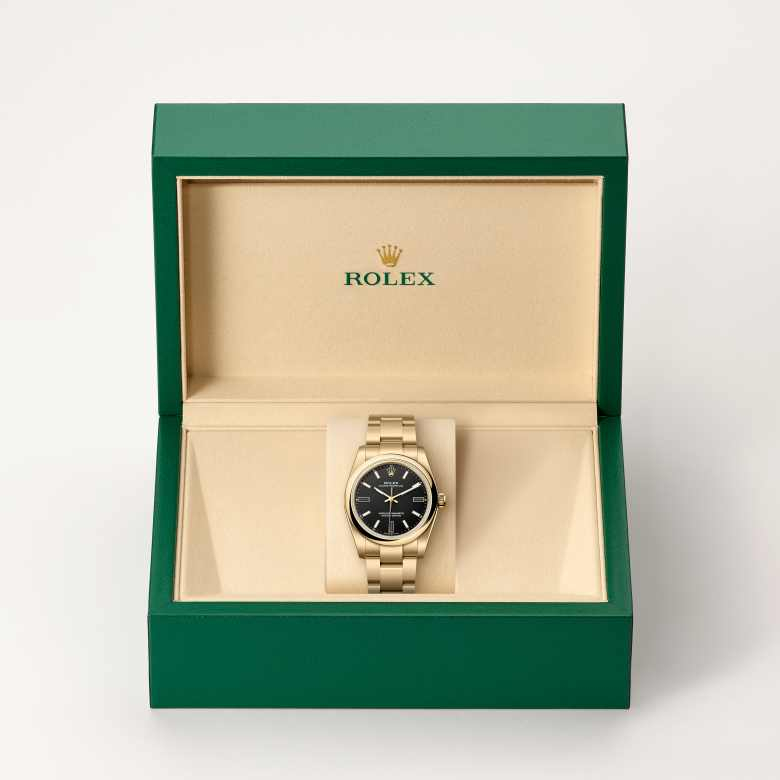 Rolex Oyster Perpetual腕錶18K黃金款，M124208-0001 - 歐洲坊