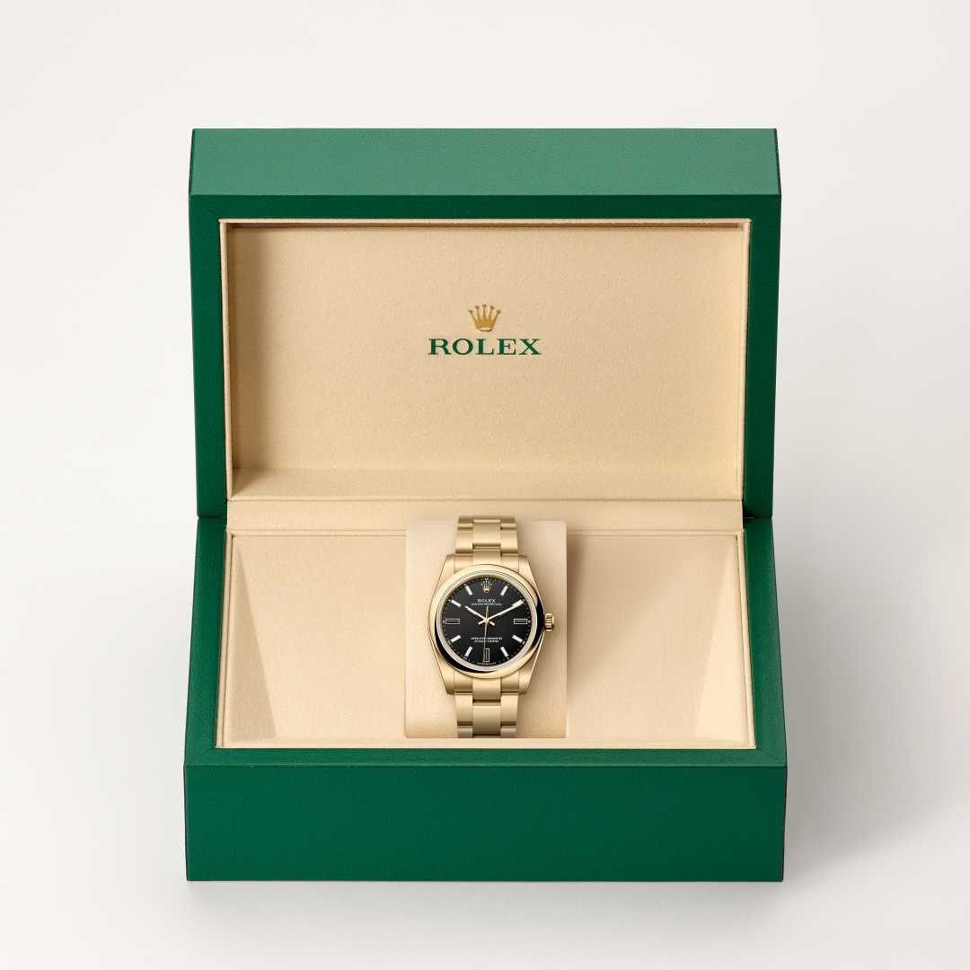 Rolex Oyster Perpetual腕錶18K黃金款，M124208-0001 - 歐洲坊