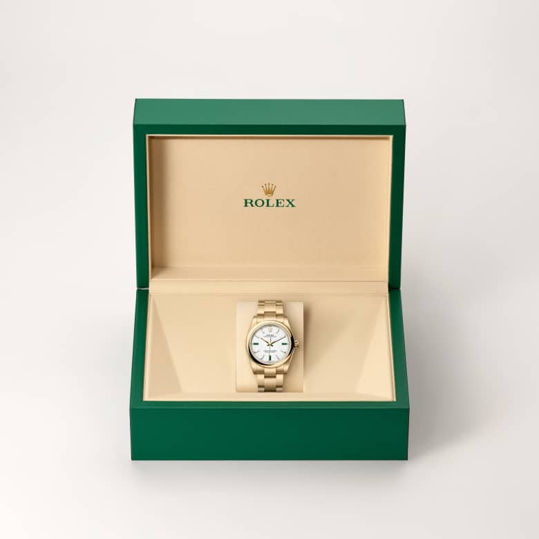 Rolex Oyster Perpetual腕錶18K黃金款，M124208-0002 - 歐洲坊