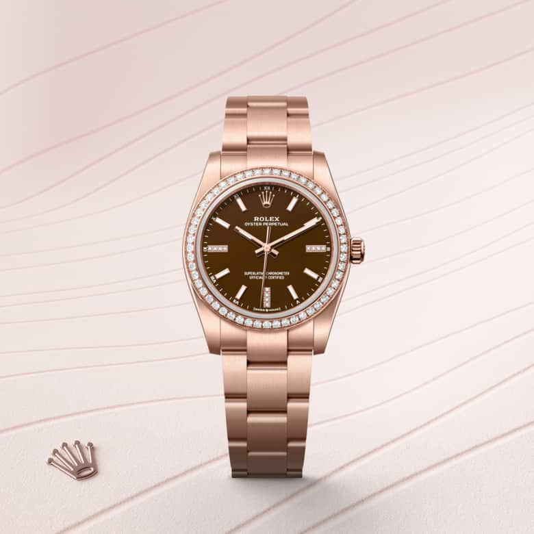 Rolex Oyster Perpetual腕錶18K永恒玫瑰金款，M124245RBR-0001 - 歐洲坊