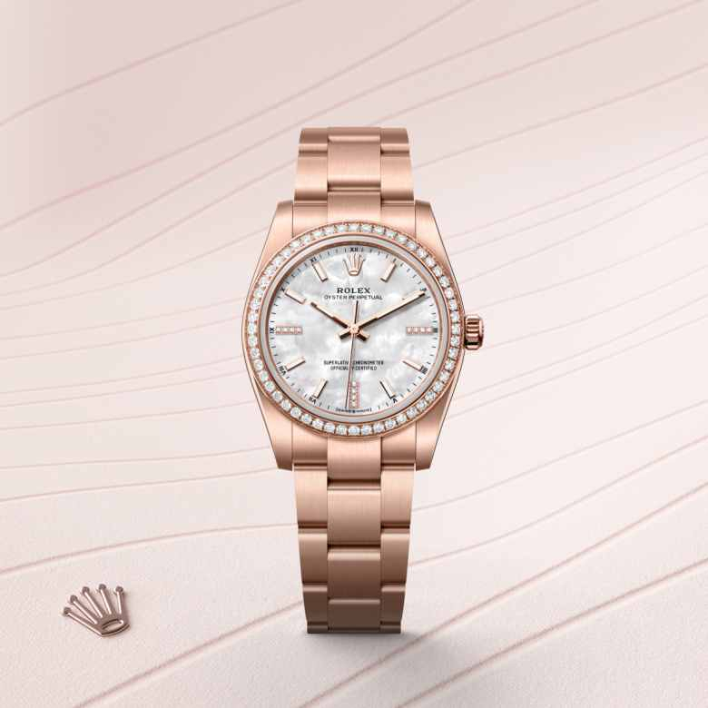 Rolex Oyster Perpetual腕錶18K永恒玫瑰金款，M124245RBR-0002 - 歐洲坊