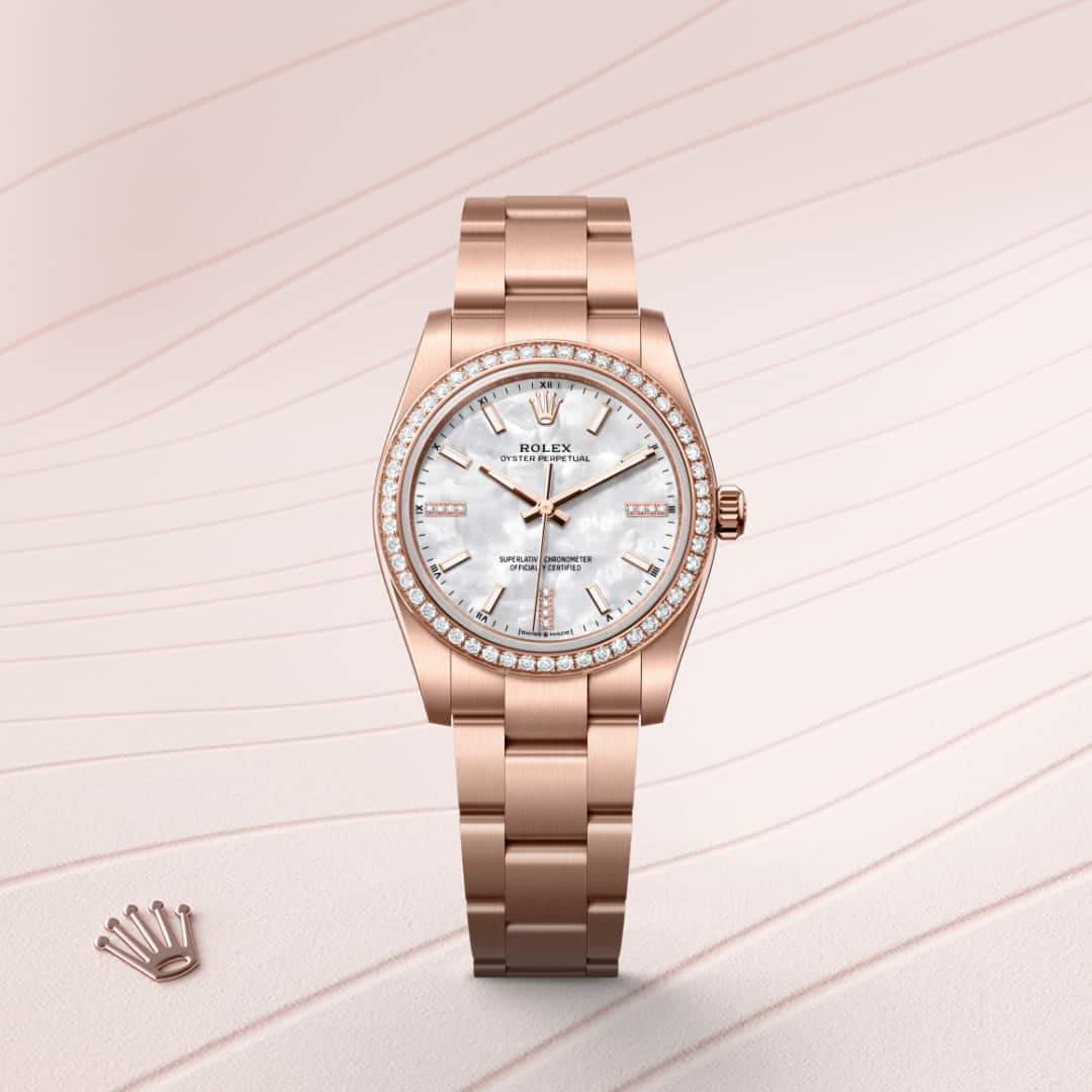 Rolex Oyster Perpetual腕錶18K永恒玫瑰金款，M124245RBR-0002 - 歐洲坊