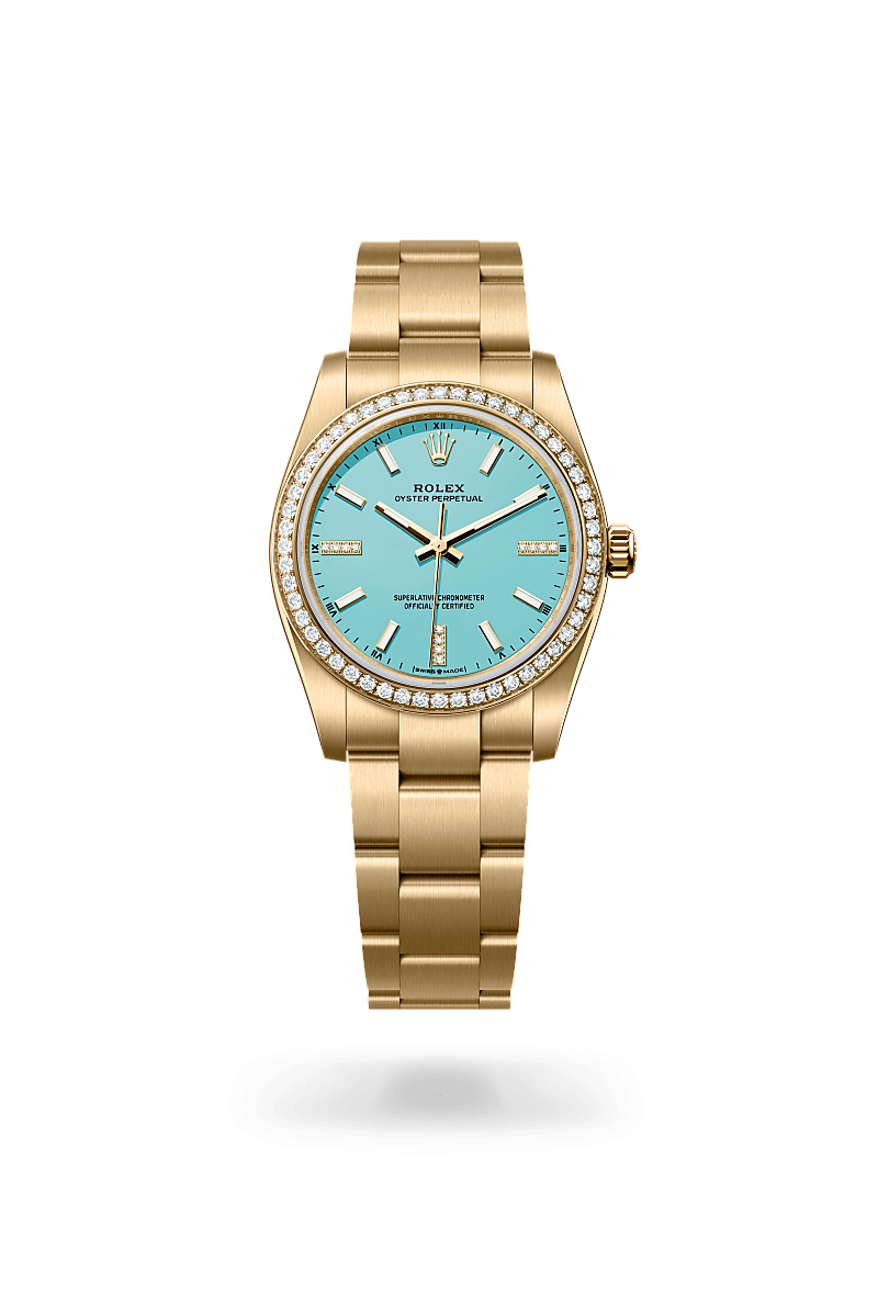 Rolex Oyster Perpetual腕錶18K黃金款，M124248RBR-0002 - 歐洲坊