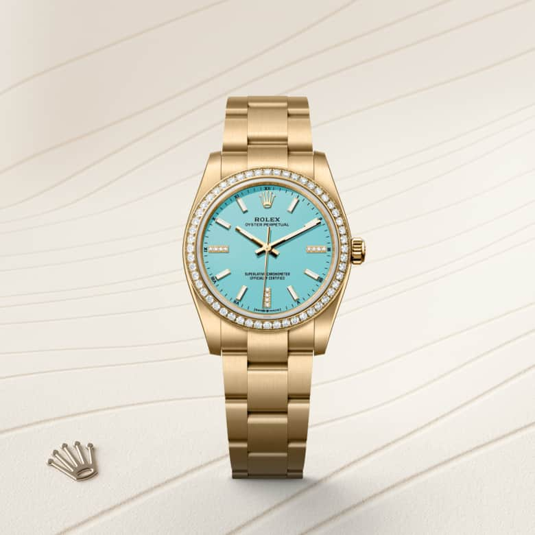 Rolex Oyster Perpetual腕錶18K黃金款，M124248RBR-0002 - 歐洲坊