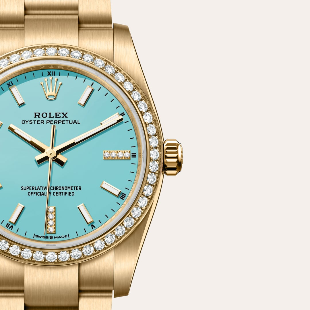 Rolex Oyster Perpetual腕錶18K黃金款，M124248RBR-0002 - 歐洲坊