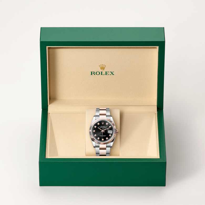 Rolex Datejust腕錶永恒玫瑰金鋼（蠔式鋼與永恒玫瑰金的組合）款，M126231-0020 - 歐洲坊