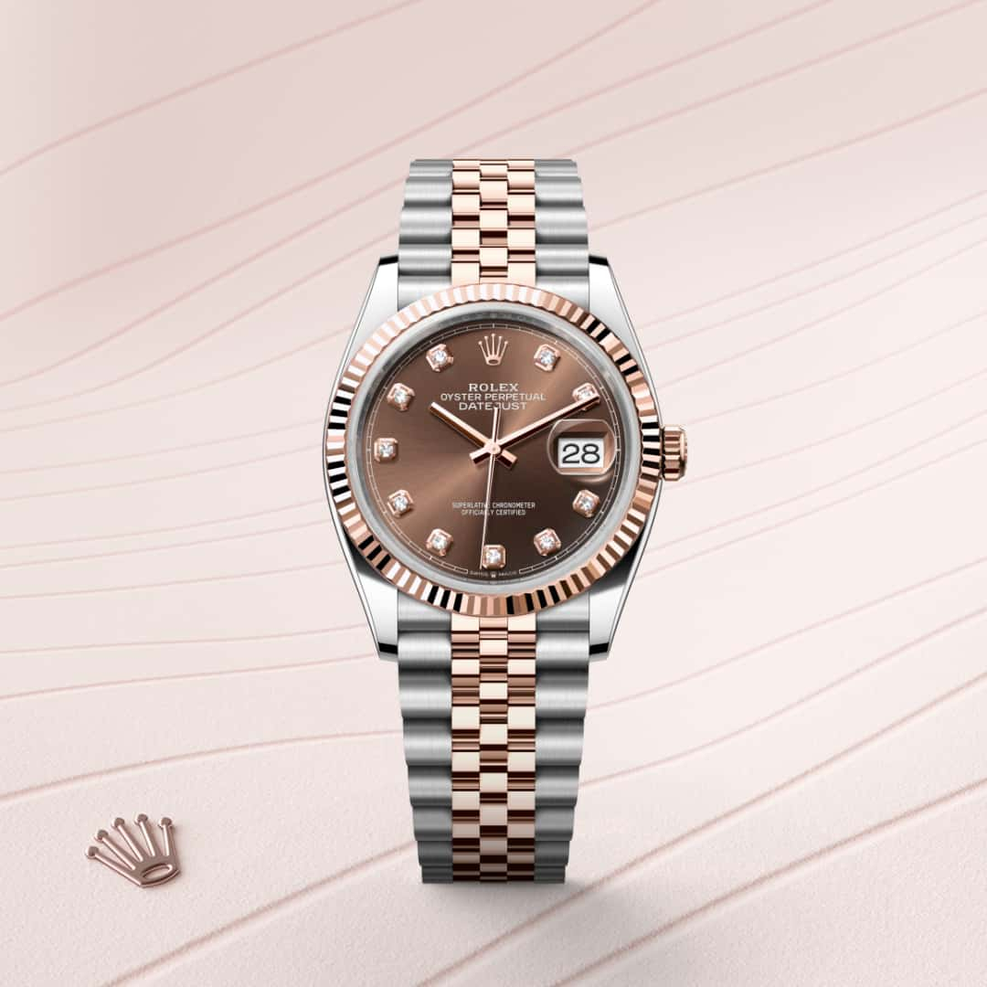 Rolex Datejust腕錶永恒玫瑰金鋼（蠔式鋼與永恒玫瑰金的組合）款，M126231-0053 - 歐洲坊