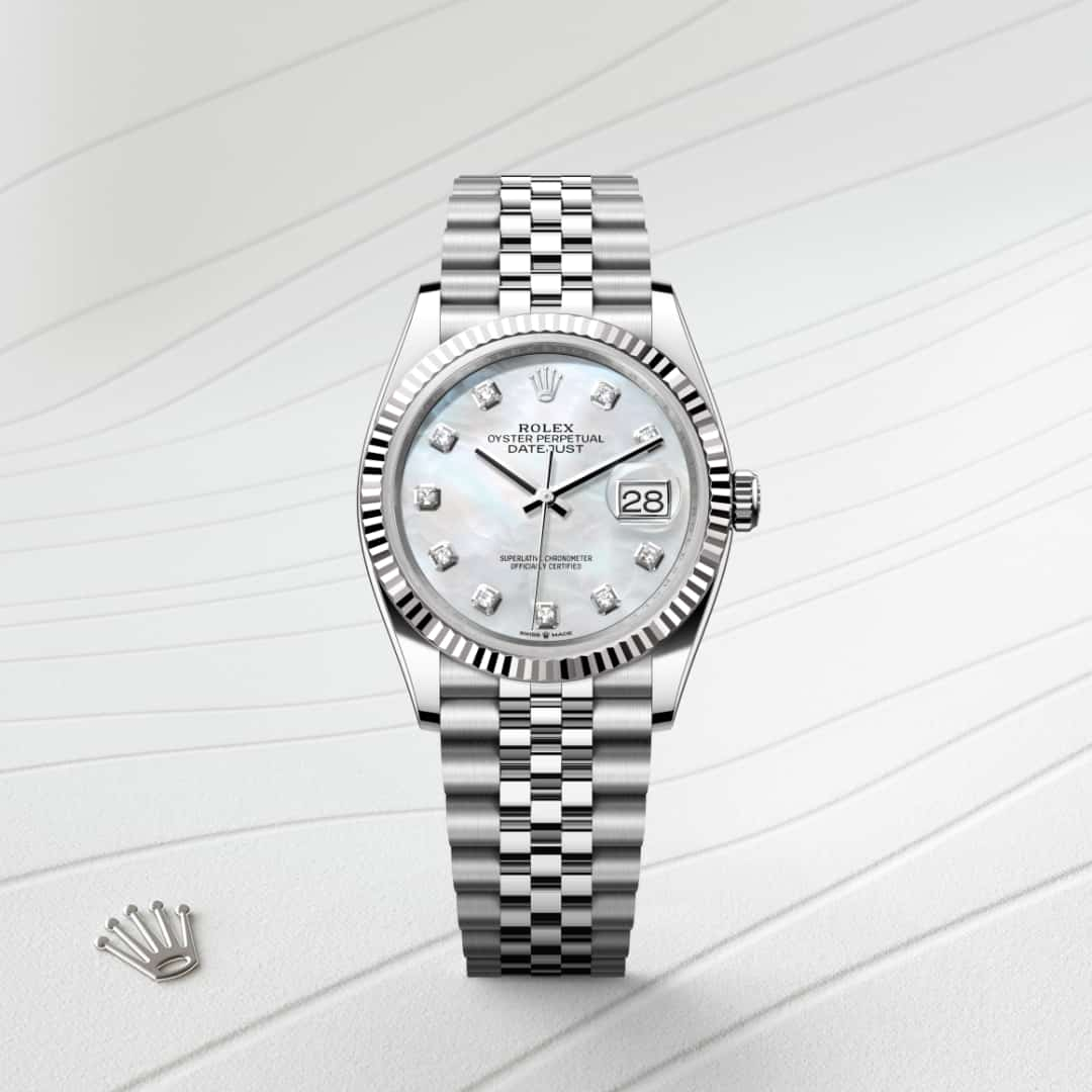 Rolex Datejust腕錶白色黃金鋼（蠔式鋼與白色黃金的組合）款，M126234-0019 - 歐洲坊