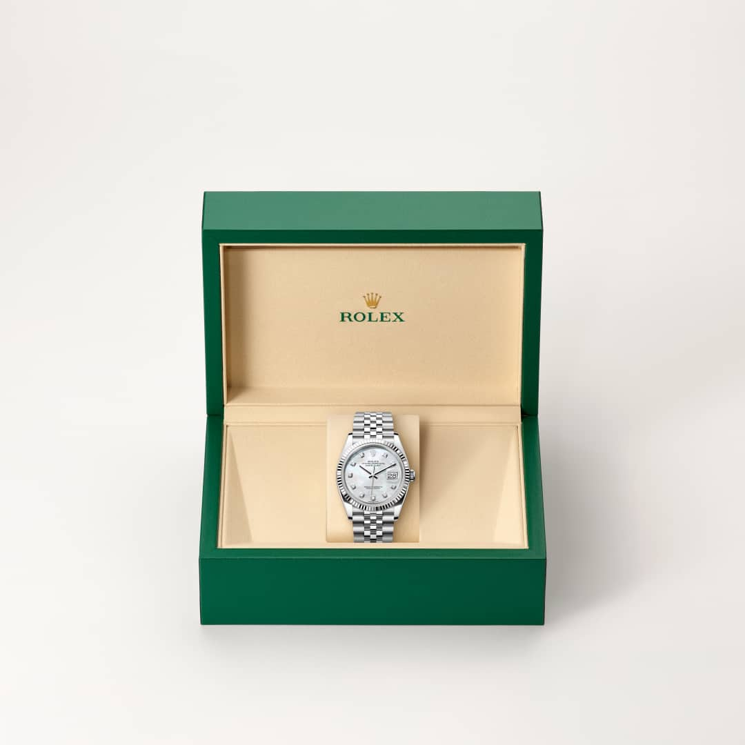 Rolex Datejust腕錶白色黃金鋼（蠔式鋼與白色黃金的組合）款，M126234-0019 - 歐洲坊