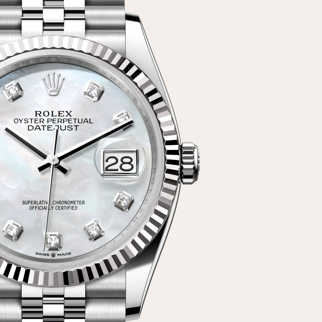Rolex Datejust腕錶白色黃金鋼（蠔式鋼與白色黃金的組合）款，M126234-0019 - 歐洲坊