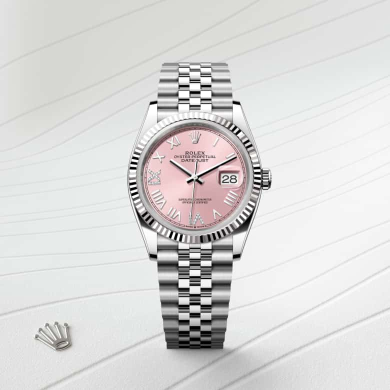 Rolex Datejust腕錶白色黃金鋼（蠔式鋼與白色黃金的組合）款，M126234-0065 - 歐洲坊