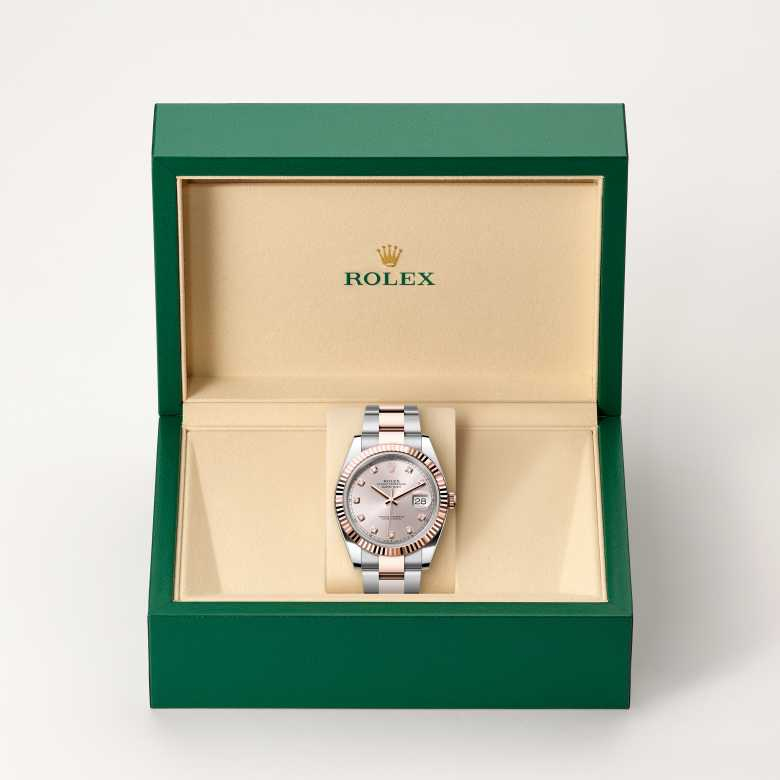Rolex Datejust腕錶永恒玫瑰金鋼（蠔式鋼與永恒玫瑰金的組合）款，M126331-0007 - 歐洲坊
