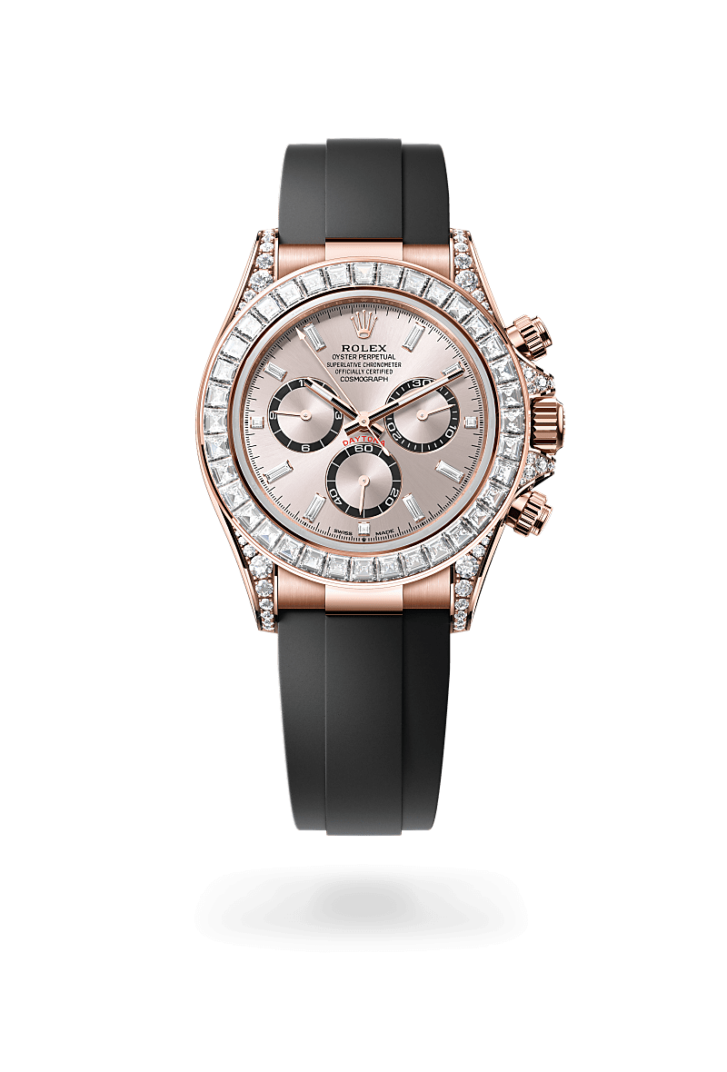 Rolex Cosmograph Daytona腕錶18K永恒玫瑰金，錶耳鑲鑽石款，M126535TBR-0002 - 歐洲坊