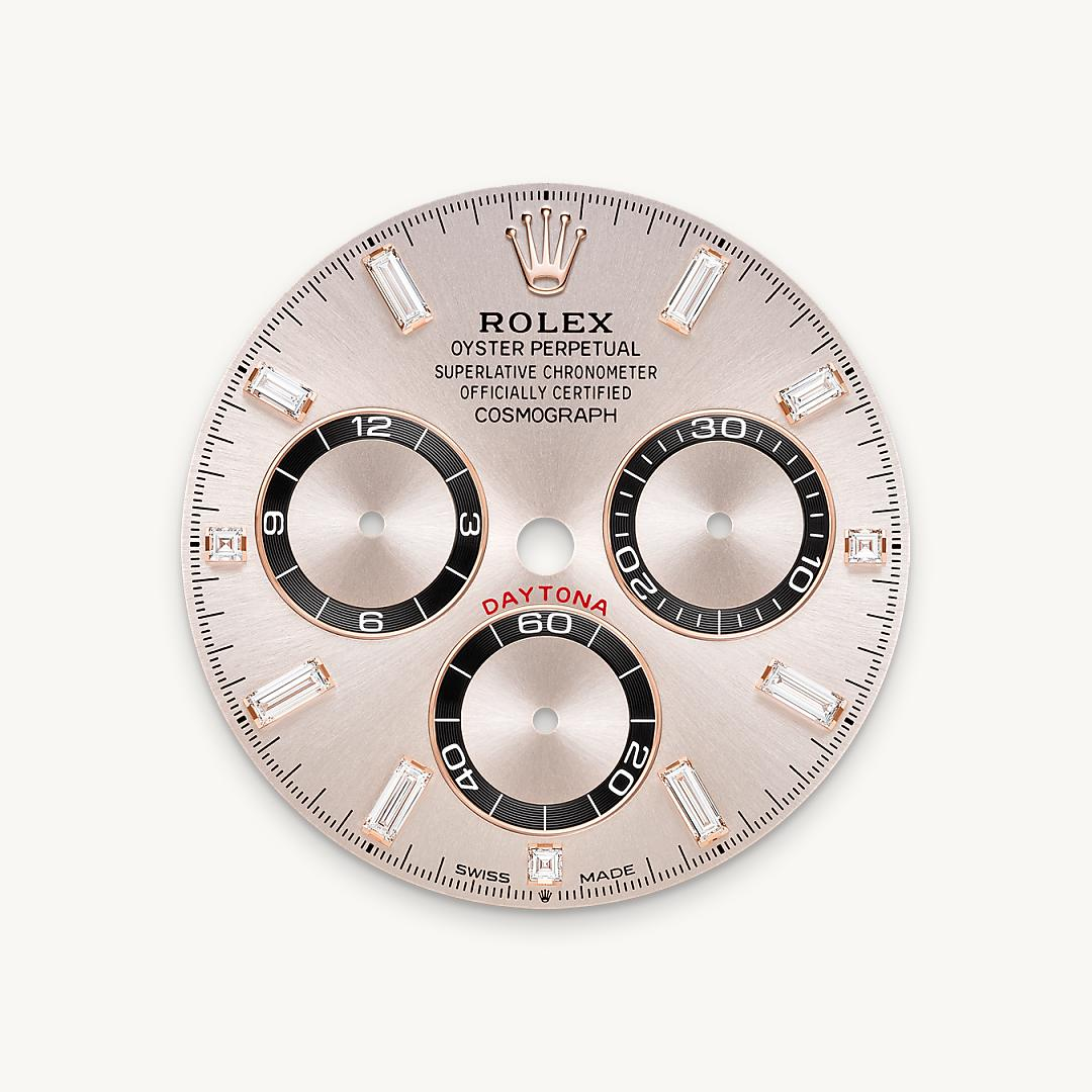 Rolex Cosmograph Daytona腕錶18K永恒玫瑰金，錶耳鑲鑽石款，M126535TBR-0002 - 歐洲坊