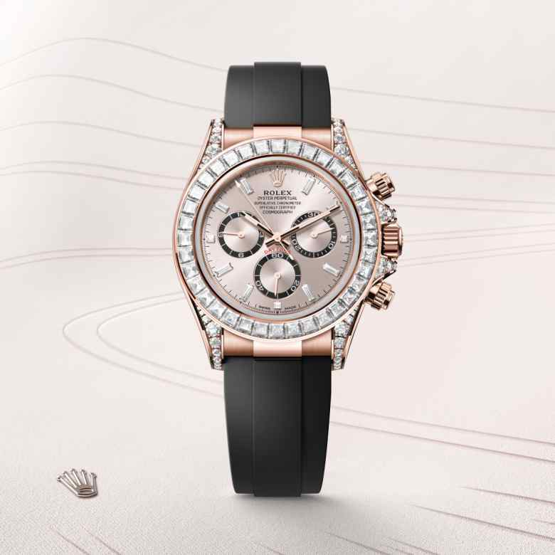 Rolex Cosmograph Daytona腕錶18K永恒玫瑰金，錶耳鑲鑽石款，M126535TBR-0002 - 歐洲坊