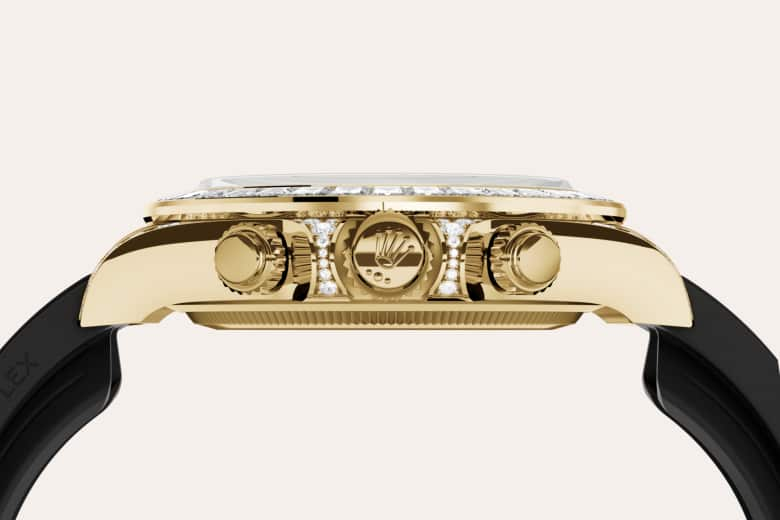 Rolex Cosmograph Daytona腕錶18K黃金，錶耳鑲鑽石款，M126538TBR-0004 - 歐洲坊
