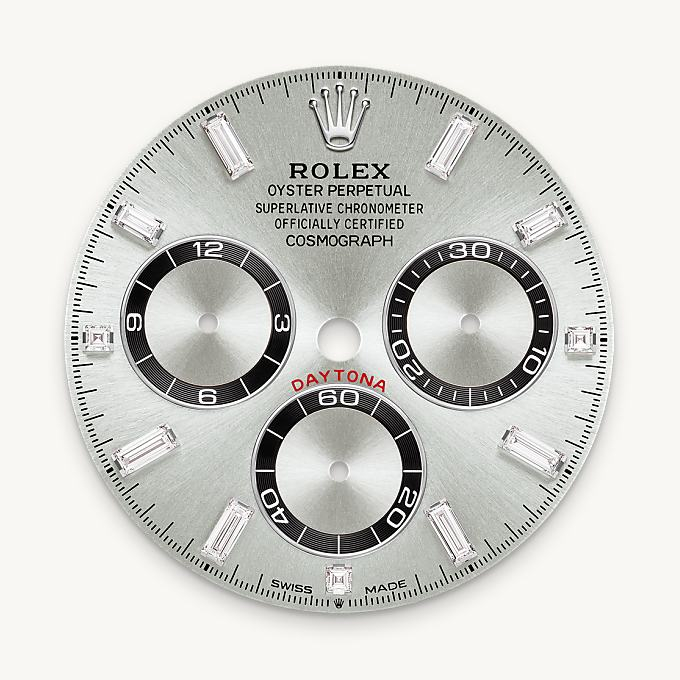 Rolex Cosmograph Daytona腕錶18K白色黃金，錶耳鑲鑽石款，M126539TBR-0002 - 歐洲坊