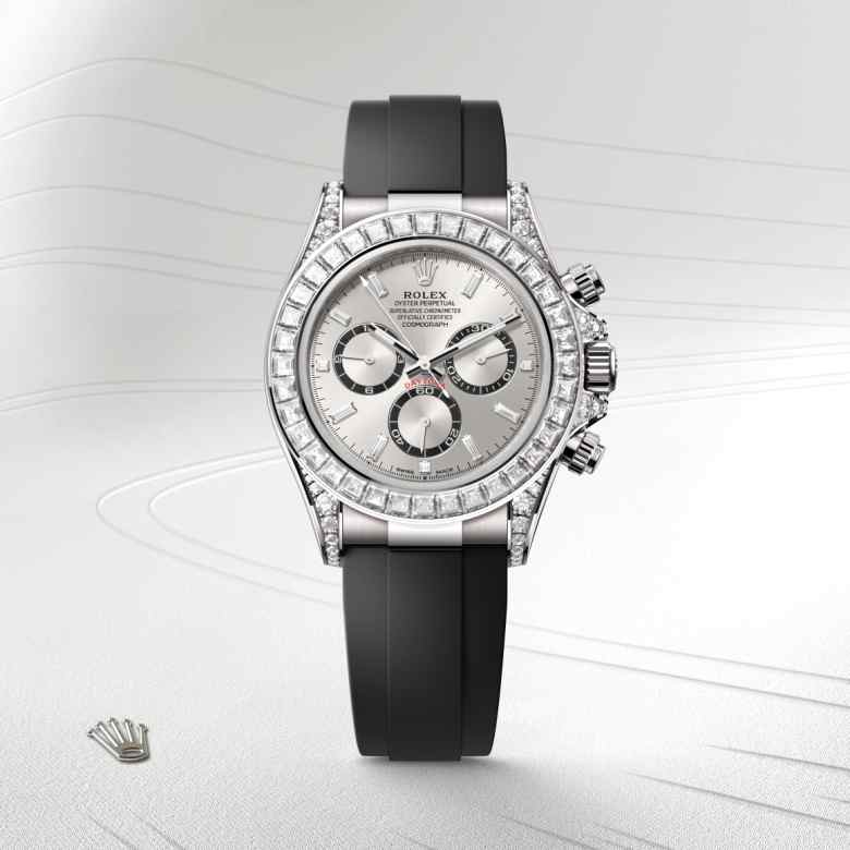 Rolex Cosmograph Daytona腕錶18K白色黃金，錶耳鑲鑽石款，M126539TBR-0002 - 歐洲坊