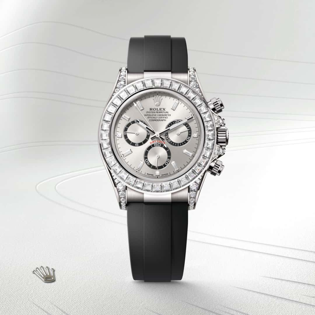 Rolex Cosmograph Daytona腕錶18K白色黃金，錶耳鑲鑽石款，M126539TBR-0002 - 歐洲坊