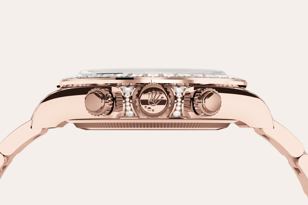 Rolex Cosmograph Daytona腕錶18K永恒玫瑰金，錶耳鑲鑽石款，M126595TBR-0001 - 歐洲坊