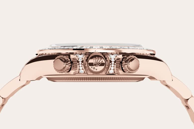 Rolex Cosmograph Daytona腕錶18K永恒玫瑰金，錶耳鑲鑽石款，M126595TBR-0001 - 歐洲坊