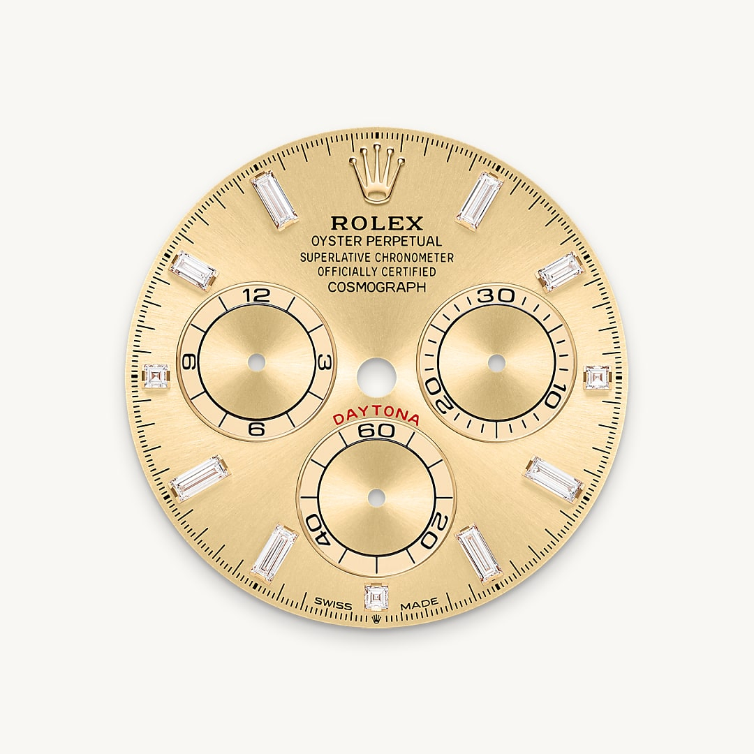 Rolex Cosmograph Daytona腕錶18K黃金，錶耳鑲鑽石款，M126598TBR-0001 - 歐洲坊