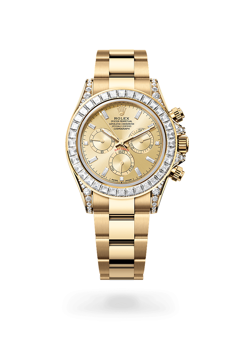 Rolex Cosmograph Daytona腕錶18K黃金，錶耳鑲鑽石款，M126598TBR-0001 - 歐洲坊