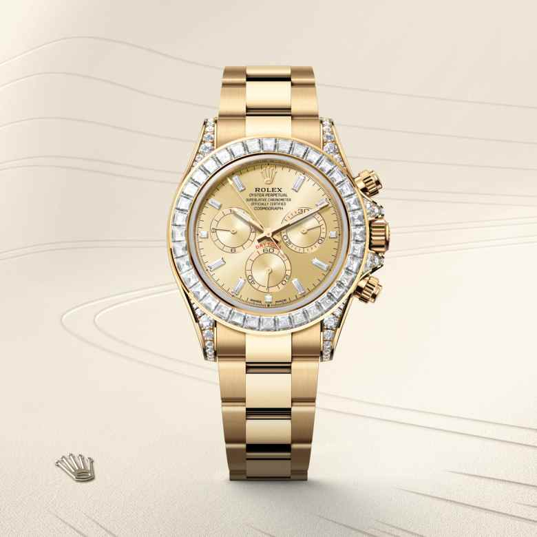 Rolex Cosmograph Daytona腕錶18K黃金，錶耳鑲鑽石款，M126598TBR-0001 - 歐洲坊