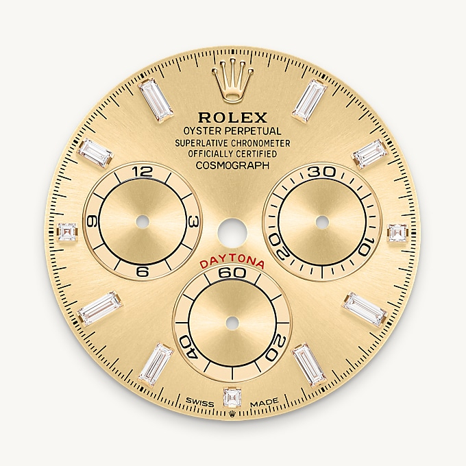 Rolex Cosmograph Daytona腕錶18K黃金，錶耳鑲鑽石款，M126598TBR-0001 - 歐洲坊