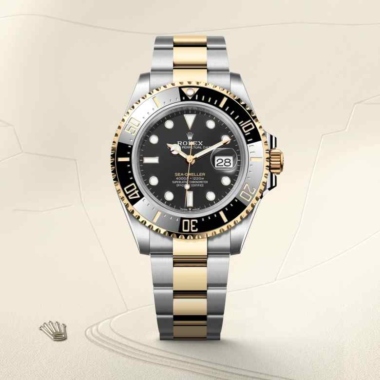 Rolex Sea-Dweller腕錶黃金鋼（蠔式鋼與黃金的組合）款，M126603-0001 - 歐洲坊
