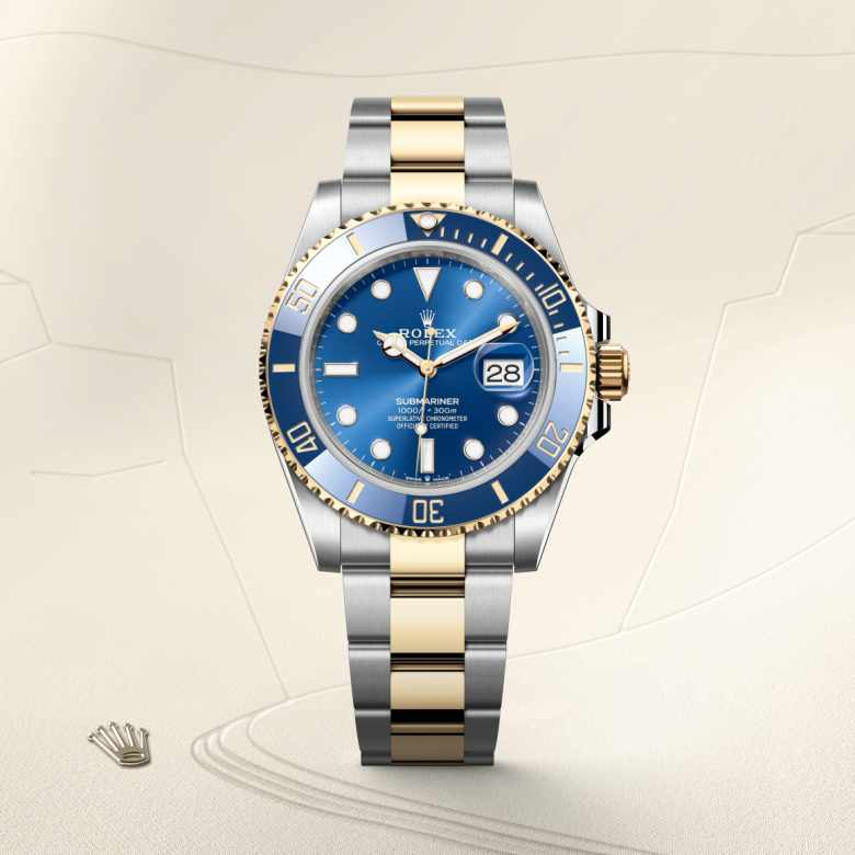 Rolex Submariner腕錶黃金鋼（蠔式鋼與黃金的組合）款，M126613LB-0002 - 歐洲坊