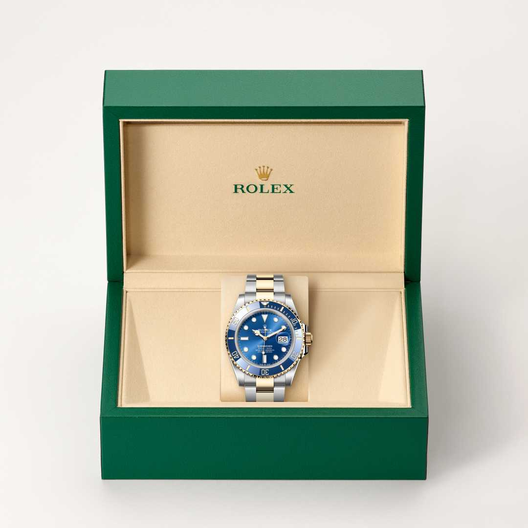 Rolex Submariner腕錶黃金鋼（蠔式鋼與黃金的組合）款，M126613LB-0002 - 歐洲坊