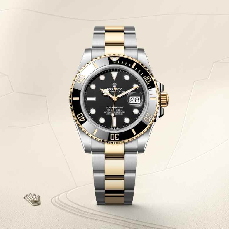 Rolex Submariner腕錶黃金鋼（蠔式鋼與黃金的組合）款，M126613LN-0002 - 歐洲坊