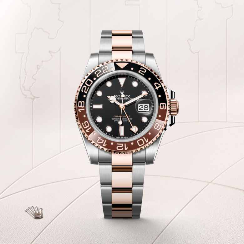 Rolex GMT-Master II腕錶永恒玫瑰金鋼（蠔式鋼與永恒玫瑰金的組合）款，M126711CHNR-0002 - 歐洲坊