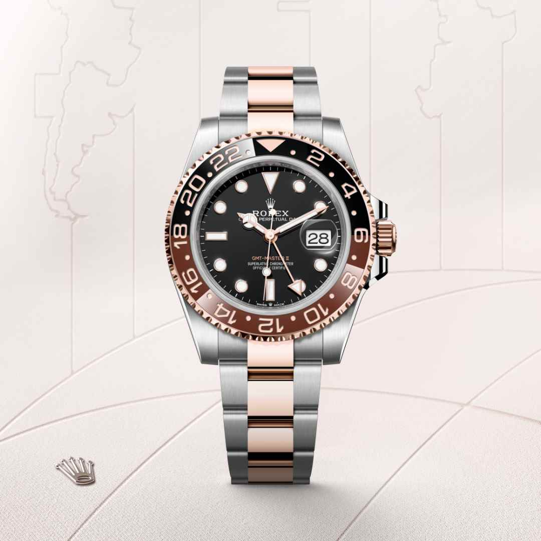 Rolex GMT-Master II腕錶永恒玫瑰金鋼（蠔式鋼與永恒玫瑰金的組合）款，M126711CHNR-0002 - 歐洲坊