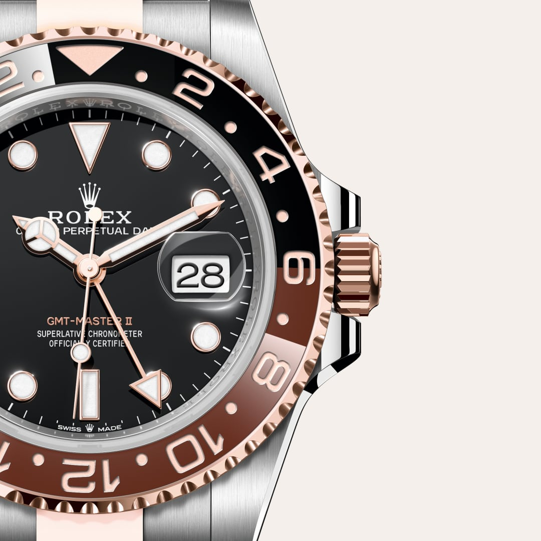 Rolex GMT-Master II腕錶永恒玫瑰金鋼（蠔式鋼與永恒玫瑰金的組合）款，M126711CHNR-0002 - 歐洲坊