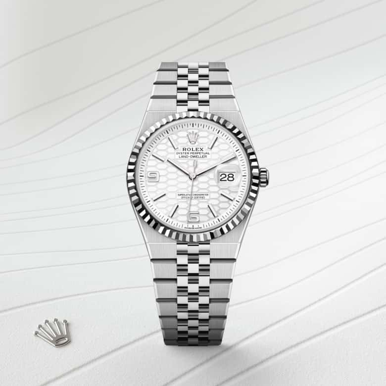 Rolex Land-Dweller腕錶白色黃金鋼（蠔式鋼與白色黃金的組合）款，M127234-0001 - 歐洲坊