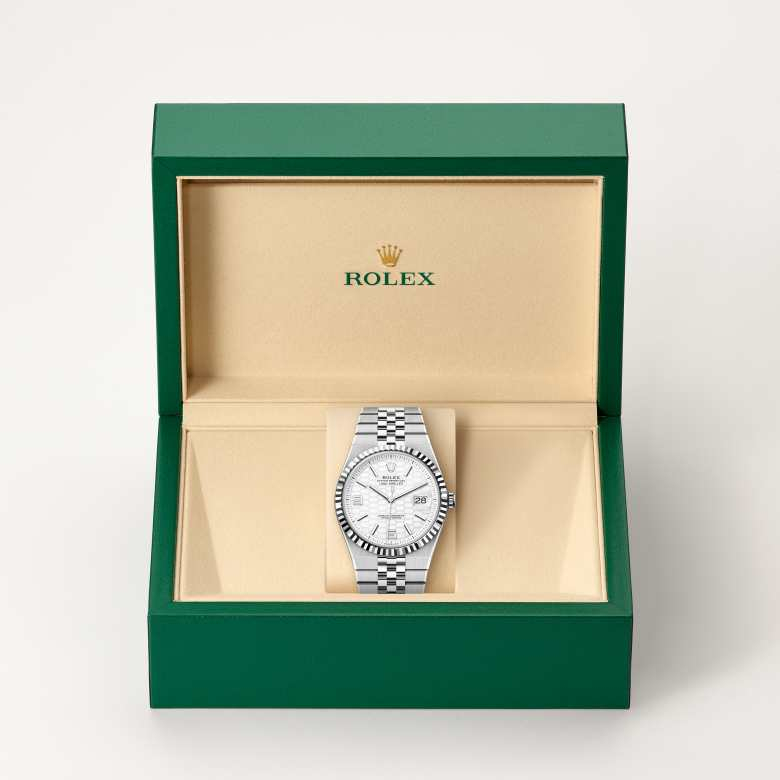 Rolex Land-Dweller腕錶白色黃金鋼（蠔式鋼與白色黃金的組合）款，M127334-0001 - 歐洲坊
