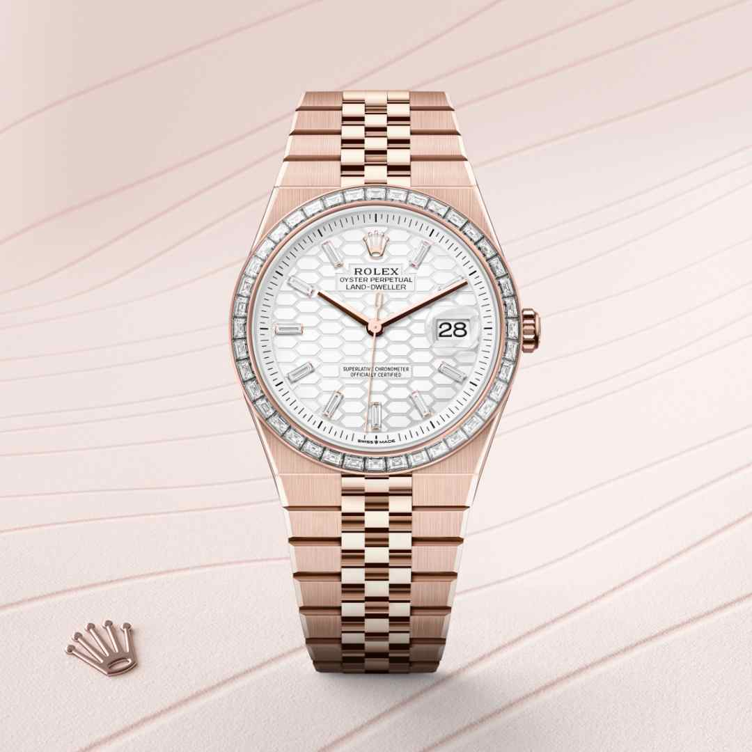 Rolex Land-Dweller腕錶18K永恒玫瑰金款，M127385TBR-0003 - 歐洲坊